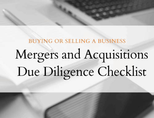 Mergers and Acquisitions Due Diligence Checklist