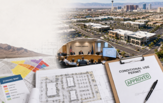 Nevada conditional use permit approval process for commercial property development.