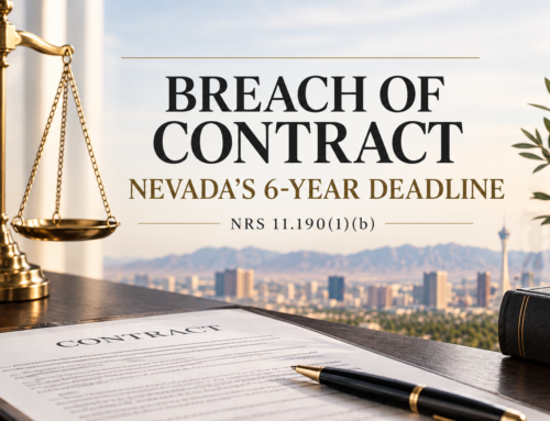 Breach of Contract Nevada: Elements, Deadlines, Damages